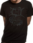 SJC Drums (Graffiti) Black T-shirt