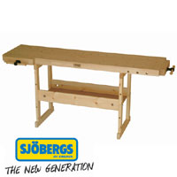 Sjoberg 1950 Nordic Plus Wood Workbench 1.84 Metre   2 Vices