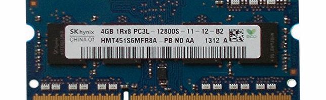 SK Hynix Ram memory 4GB (1 x 4GB) DDR3 PC3-12800,1600MHz, 204 PIN SODIMM for laptops