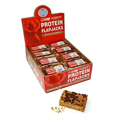 SK Sports Get Physical Protein Flapjacks (SK9006 Cherry and Almond (Box of 24))