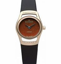 Skagen Ladies Diamonds Brown Watch