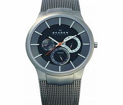 Skagen Mens Aktiv Grey Titanium Watch
