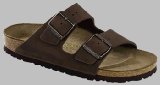Skechers BIRKENSTOCK Arizona, Sandals, Terracotta, Waxed Leather, Narrow Width, Size 45