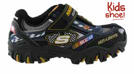 Skechers Boys Hot-Lights Damager Race Car