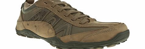 Skechers Brown Pebble Lanto Trainers