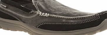 Skechers Dark Grey Superior Melvin Slip Shoes