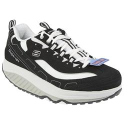 Female Shape Ups Leather/Textile Upper Textile Lining in Black