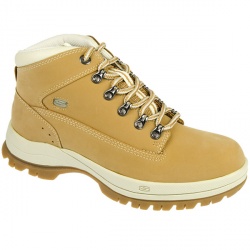 Female SSSKE600 Leather Upper Textile Lining Fashion Ankle Boots in Wheat