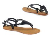 Skechers Garage Shoes - Pukka - Womens Flat Sandal - Black Size 4 UK