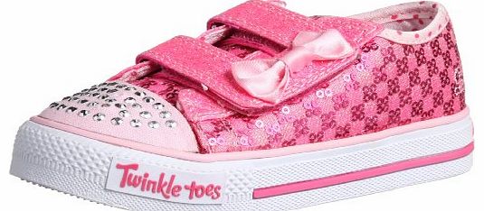 Skechers Girls Shuffles Trainers Pink 9 UK