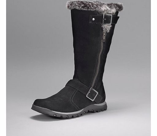 Skechers Grandjams Faux Fur Trim Knee Boot