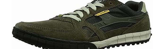 Skechers Mens Floater Trainers Green OLBK/Green 10 (44 EU)
