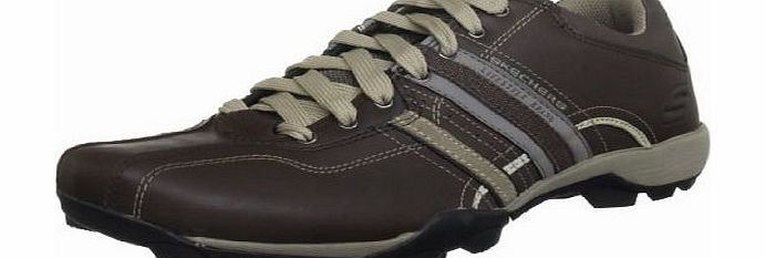 Skechers Mens Urban Tread-Refresh Dark Brown Lace Up 50856 10 UK