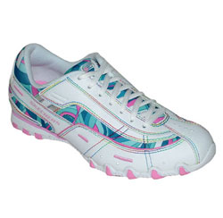 SKECHERS SKECH BIKERS SWIRLY LACE