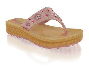 Toe Post Sandal With Embellished Sequin Detail