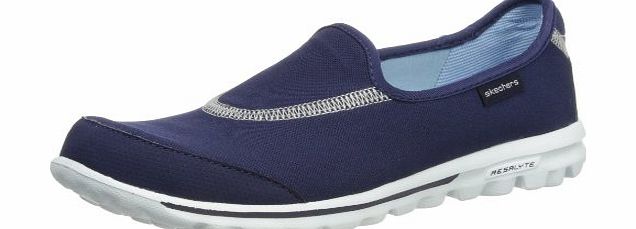 Skechers USA Ltd Womens Go Walk Navy Mules Flats 13510 8 UK