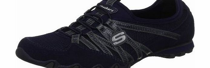 Skechers Womens Bikers Hot Ticket Navy Low-Top Trainers 21159 7 UK, 40 EU