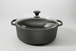 Skeppshult Casserole with Glass Lid 5 5L.