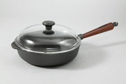 Skeppshult Deep Frying/Saute Pan with Wood