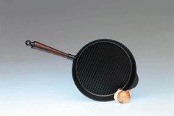 Skeppshult Grill Pan with Wood Handle 28 cm