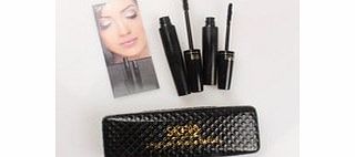 SKFQ8 Thickening and Lengthening Black Mascara with Natural Fibres with Black Display Case