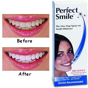 Perfect Smile One Step Spray-On Tooth Whitener plus FREE 20ml Spray