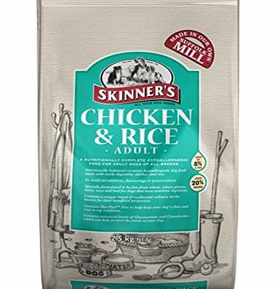 Skinners Chicken and Rice Adult Dry Mix, 15 kg