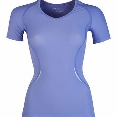 Skins A400 Active Short Sleeve Top - Amethyst -