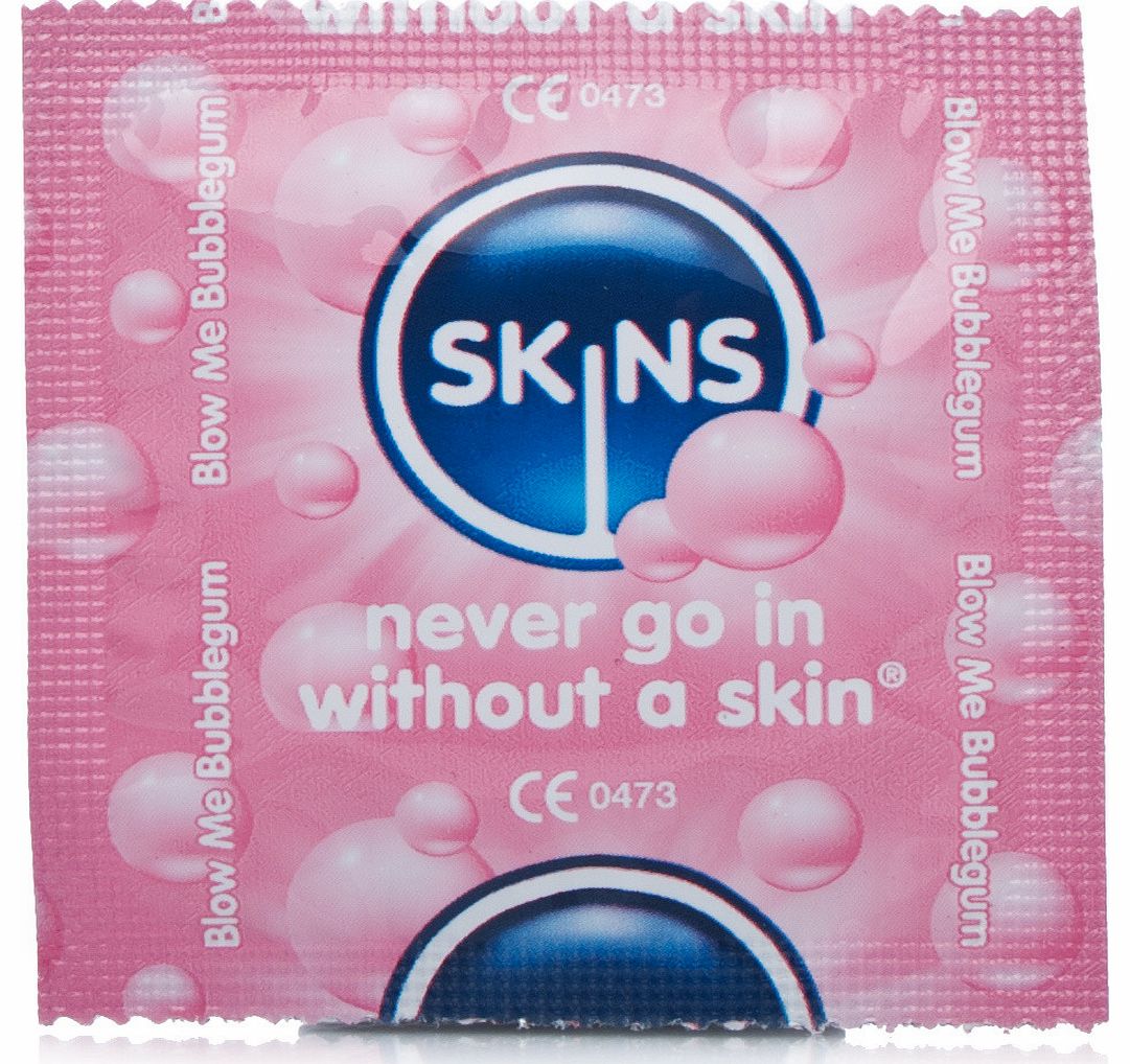 Skins Blow Me Bubblegum Flavour Condom
