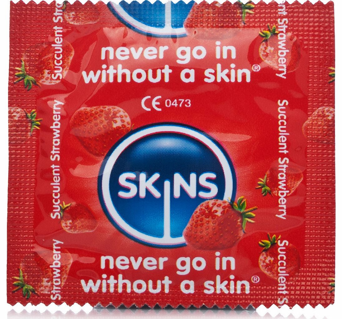 Skins Succulent Strawberry Flavour Condoms