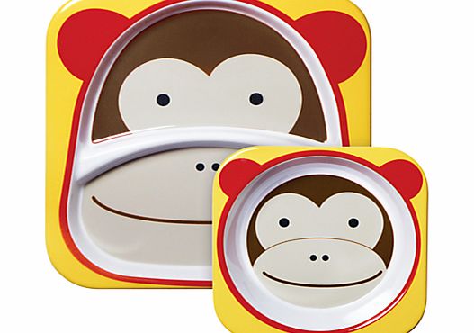 Skip Hop Melamine Dinner Set, Monkey