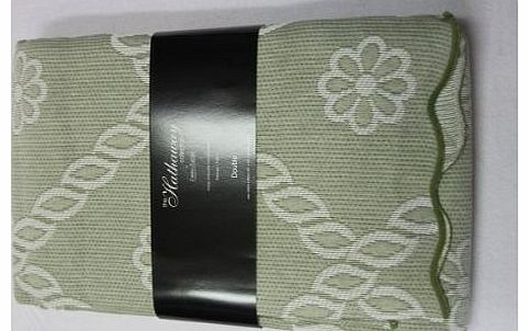 Cadiz Green King Size Decorative Cotton Mix Bed Spread 280x260cm-Bed Linen