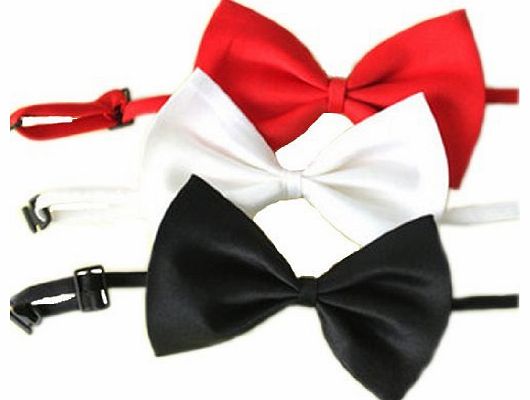 Set of 3 Adjustable Dog Bow Tie Pet Collar Perfect for Wedding Tie Party Accessories