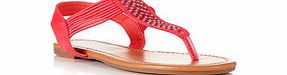 SKO BY AB Coral slip-on diamante sandals