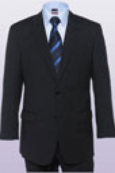 Skopes 2 button Black Pinstripe Suit