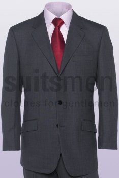Skopes 3 Button Grey Birdseye Suit.