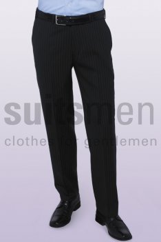 Skopes Bell Black Pinstripe Suit Trousers