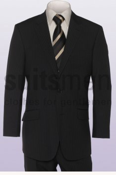 Skopes Brown Stripe 2 Button Suit