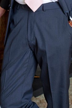Skopes Burgess Navy Mohair Suit Trousers