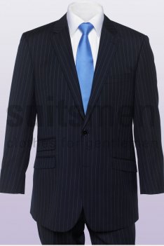 Skopes Kyle Navy with Blue Stripe Suit Jacket
