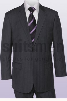 Skopes Menzies Grey with Lilac Stripe 2 Button Suit
