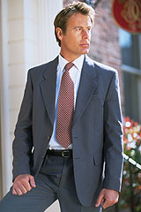 Business Suit Jacket - Single Breasted 2 button