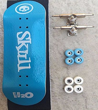 Skull Fingerboards NEW: Skull Fingerboards 32mm H2O Complete Wooden Fingerboard (FREE WHEELS)