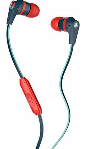 Skullcandy Inkd 2.0 In-Ear Headphones with Mic - Paul Frank Navy/Red
