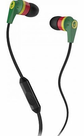Skullcandy INKD 2.0 In Ear with Mic - Rasta
