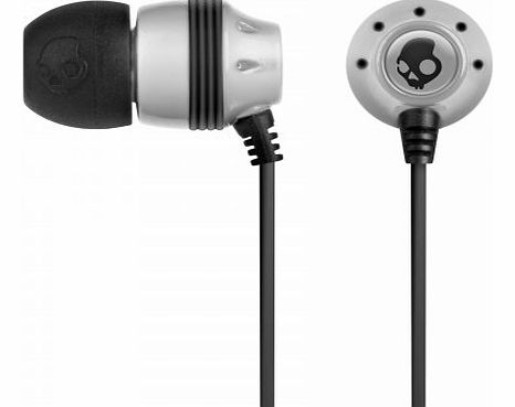 Skullcandy Inkd In-Ear Audio Earbud Headphones - Silver/Black