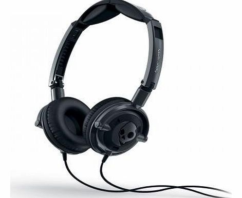 Skullcandy Lowrider 2.0 On-Ear Headphones with Mic - Gun Metal/Black
