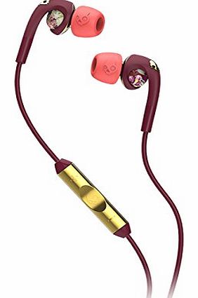 Skullcandy  BOMBSHELL FLORAL/BURGUNDY/ROSE earphones