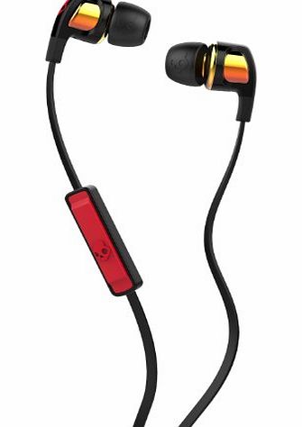 Skullcandy Smokin Bud 2 In-Ear Headphones with Mic - Spaced Out/Orange Iridium/Afterburner
