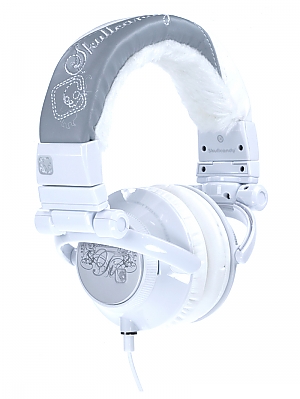 TI Headphones - White Fur